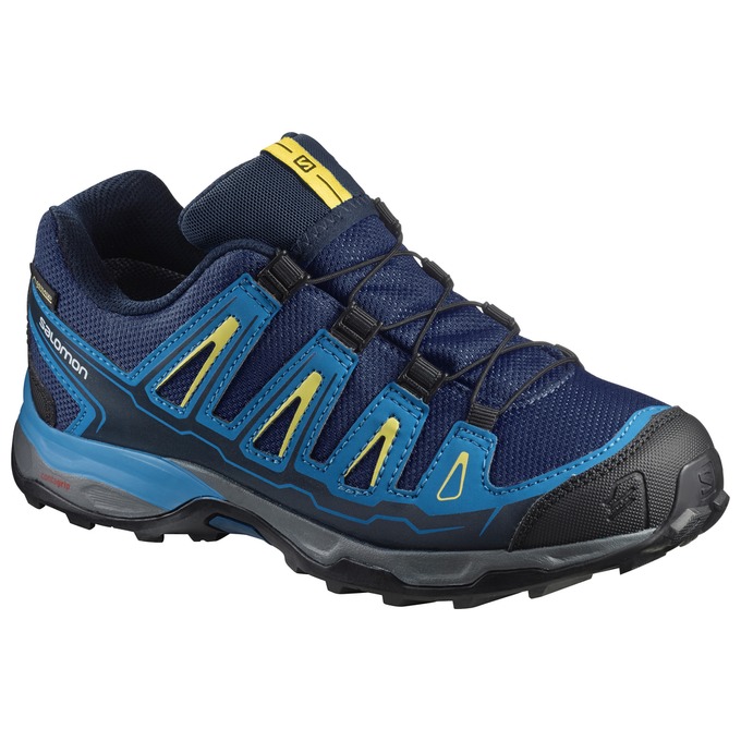 Salomon X-ULTRA GTX® J Zapatillas Trekking Niños - Azul Marino / Negras - Colombia (56729-VYCK)